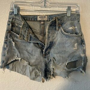 AGOLDE Women's Parker Vintage Cut Off Short in‎ Swapmeet #A026-811 W7242 Size 25
